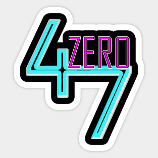 4zero7 Sticker